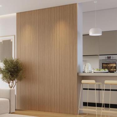 Imagem de Kit 3 Placas de Painel Ripado Tóquio 250cm X 58cm X 3,3mm (rende 4,35m