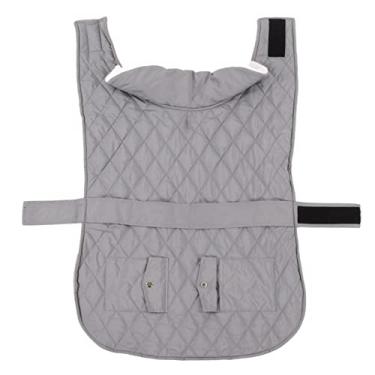 Imagem de GLOGLOW Casacos para cães de clima frio, jaqueta ajustável à prova de para cães losango xadrez roupas para animais de estimação com bolsos para cães pequenos, médios e grandes