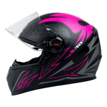 Imagem de Capacete GT2 FW3 Preto Fosco Rosa, 60