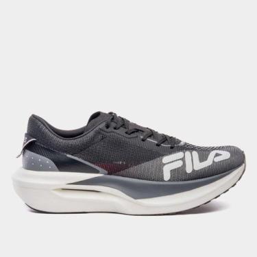 Imagem de Tênis Fila Racer Carbon 3 Masculino, Preto, Cinza, 38