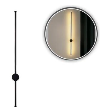 Imagem de Arandela De Sobrepor Led Remo Preto 3000k 16w Opus Spot de Parede quarto e sala