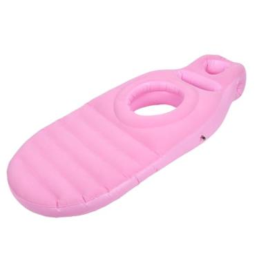 Imagem de TOPINCN Cosceram de Corpo Inteiro, Flutuação Inflável da Piscina, Colchão de Suporte para Dormir Lateral de PVC, Travesseiro de Conforto Com Barriga para Suporte para Dormir Ioga (Rosa)