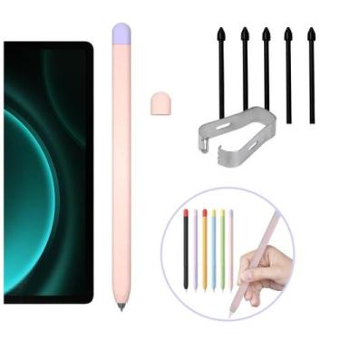 Imagem de Capa + 5 Pontas Extras Para Caneta S-Pen Galaxy Tab S9 11 - Tech King
