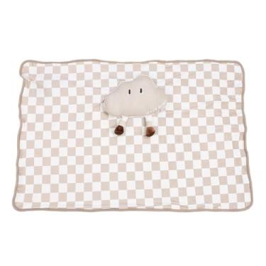 Imagem de Luqeeg Cobertor de Arremesso Aquecido, Cobertor Elétrico Com Bolso de Mão, Alimentação por USB, Em Forma de Nuvem, Aquecimento Eficiente, Portátil e Leve para Casas e Outras (Cáqui)