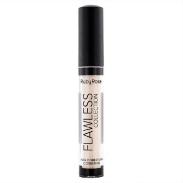 Imagem de Corretivo Líquido Ruby Rose Flawless Collection Alta Cobertura Cor Beg