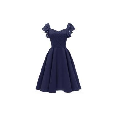 Imagem de Vestido largo curto liso ideal para festas - Lightbek Official Store