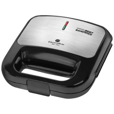 Imagem de Sanduicheira Electrobras EBSD-01 - 750W - 110V - Preto e Prata, 110V