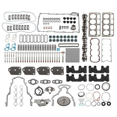 Imagem de Assembroverse 12499225 E-1840P Sloppy Mechanics Stage 2 Cam Lifters Kit com junta de cabeça, bomba de óleo, corrente de distribuição compatível com LS1 LS2 LS3 LS6 LS7 Caminhões SUV 1997-2007 4.8L