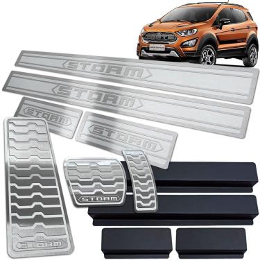 Imagem de Descanso Pedaleira Soleira Ecosport Storm 2018 A 2020 Prata