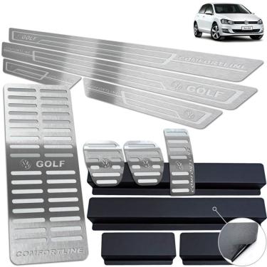 Imagem de Pedaleira Manual Soleira Descanso Prata Golf Comfortline