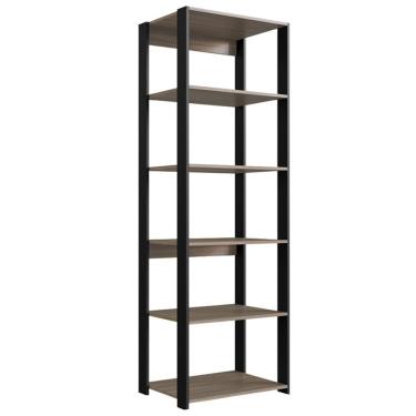 Imagem de Estante Livreiro 183X60cm 05 Prateleiras Preto Montana PRODDY