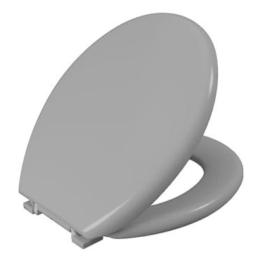Imagem de Assento SanitáRio Almofadado Universal | Tampa Oval Macia Para Maior Conforto(Cinza)