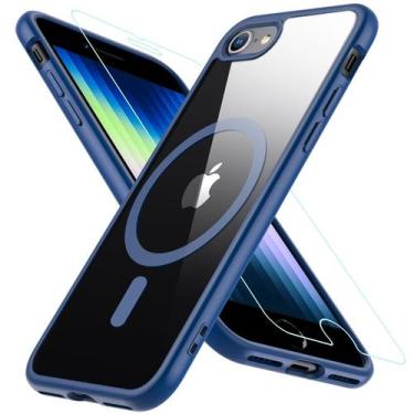 Imagem de Capa magnética para telefone Hensinple azul 2022, 3ª geração