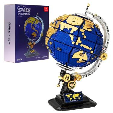 Imagem de Blocos De Montar Globo Terrestre Modular 1455 Peças Castela