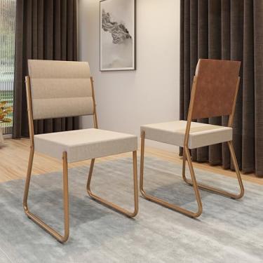 Imagem de Conjunto 2 Cadeiras de Jantar 1736 Carraro Caramelo/rose