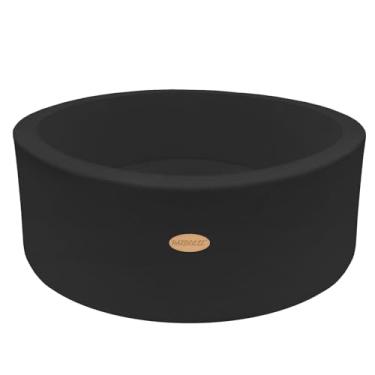 Imagem de HARBOLLE Parque de bola de espuma para crianças pequenas feito à mão bola redonda macia para piscina infantil 90 x 30 cm - Preto