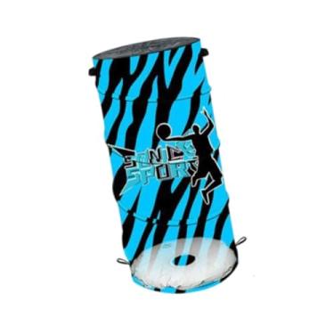 Imagem de oshhni Equipamento de treinamento de basquete para futebol Big Cone Practice Tool Dribble Treinamento Obstáculo Bucket for Stadiums Gym adolescentes, Azul