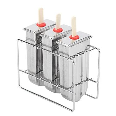 Imagem de Ailgely Molde de picolé de Aço Inoxidável Mais Espesso, Selado e à Prova de Vazamentos Com Tecnologia de Mão Robótica, Formato de Corte Fino e Textura Aprimorada para Bricolagem