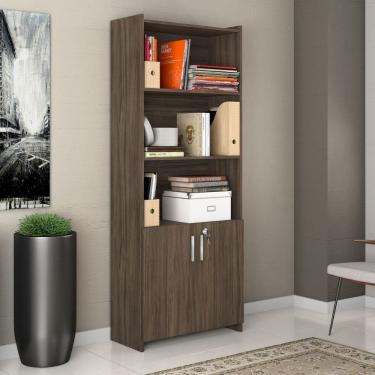 Imagem de Armário Multiuso 2 Portas com Chave e Prateleiras Notável