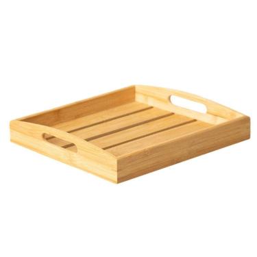 Imagem de Bandeja 100% Bambú C/Alça 35X30 Café Da Manhã Paramount