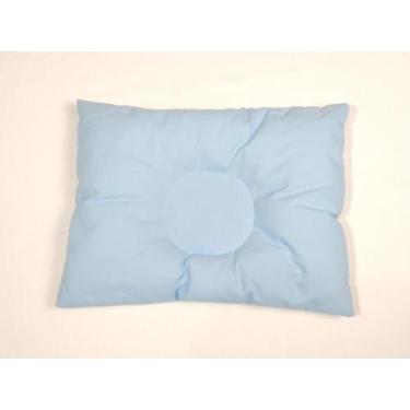 Imagem de Travesseiro para carrinho de bebe Menino Azul Claro Azul céu Antialerg