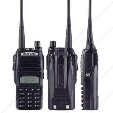 Imagem de 6 Rádio Comunicador Baofeng UV82 Dual Band VHF UHF Portátil