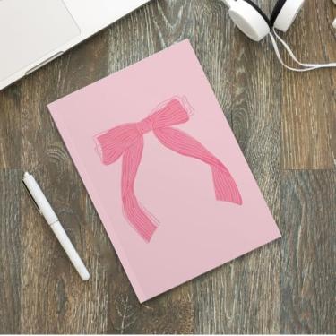 Imagem de Caderno com laço rosa de capa macia, caderno de diário para anotações, agenda, agenda, diário de viagem-7