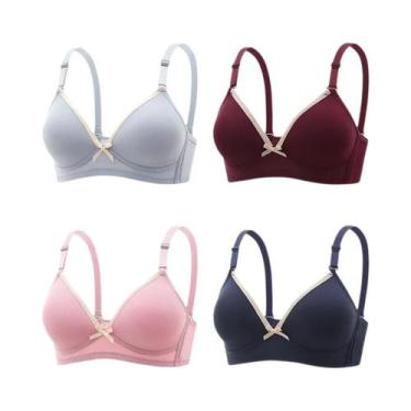 Imagem de Sutiã Pequeno Para Meninas Com Babados, Sem Aros, Fino, Confortável, R