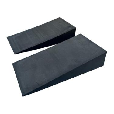 Imagem de UGPLM Conjunto de 2 Blocos de Cunha de com Prancha Inclinada para Pilates, Alongamento de Panturrilhas E Prática de Equilíbrio