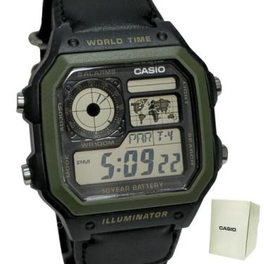 Imagem de Relógio Casio Masculino Digital Esportivo AE-1200WHB-1BVDF