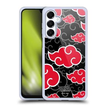 Imagem de Head Case Designs Capa de gel icônica oficialmente licenciada para Naruto Shippuden Akatsuki [proteção de grau militar] compatível com Samsung Galaxy A16 5G e compatível com MagSafe