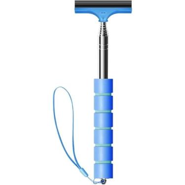 Imagem de Limpador telescópico multifuncional: para espelhos retrovisores de carros, para-brisas e vidro de lavagem de carro (azul)
