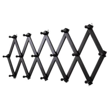 Imagem de Cabide de parede Acordeon Coat Rack SCUNDA com 16 ganchos de madeira p