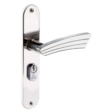 Imagem de Fechadura Entrada Espelho Inox Polido Pop Aliança