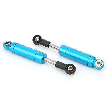 Imagem de Tampão de choque de carro RC, amortecedor de carro RC, peças sobressalentes RC Amortecedor de amortecedor de liga de alumínio para carro RC 1/14 Carro modelo RC(Azul 1316B)