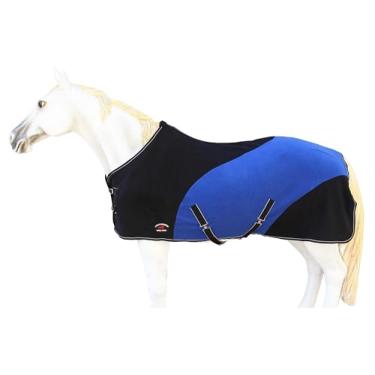 Imagem de CHALLENGER Lençol de cavalo de 177,78 cm, cobertor térmico de lã polar absorve a umidade 43F07