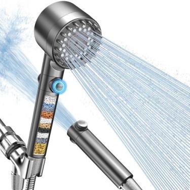 Imagem de Cabeça de chuveiro filtrada FEELSO com spray portátil de alta pressão 