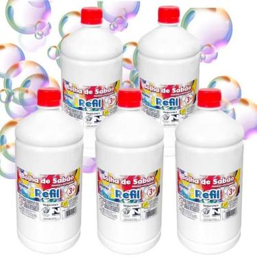 Imagem de Água Especial para Brinquedos que faz bolinhas de Sabão 5L - Brasilfle