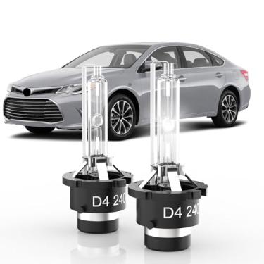 Imagem de OUHAIMOTOR Adequado para lâmpadas de xenon HID Toyota Avalon D4S 2011-2018, 350% de brilho, lâmpada de feixe alto e baixo, branco brilhante frio 6000K, plug-n-play, de 2