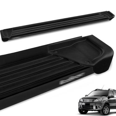 Imagem de Estribo Lateral Ecosport 2003 a 2012 Aluminio Preto A1