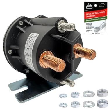 Imagem de FalconSupply Kit de contator solenoide de serviço contínuo Trombetta 12V genuíno para Hiniker, Pierce Snowplows, substitui 38350015, 63-5300 peças de limpa-neve, bomba hidráulica, elevador, isolador