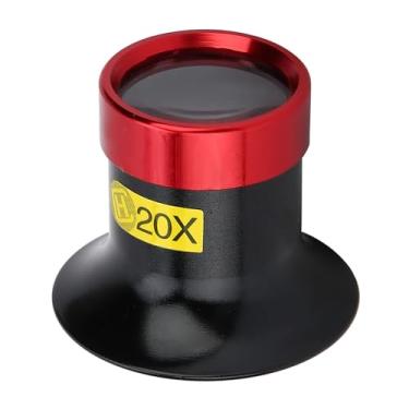 Imagem de Generic 20x Lupa Relógio Reparação Ferramenta de Manutenção Profissional Lupa Jóias para Relojoeiros, Liga Alumínio e Vidro óptico