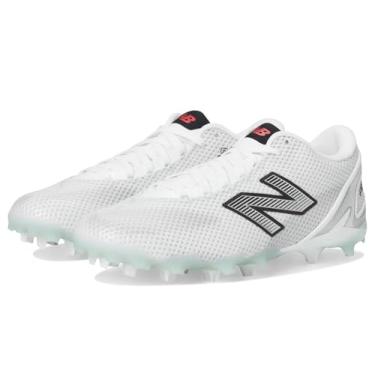 Imagem de New Balance Tênis feminino Freezelx V5 Low Lacrosse, branco/preto/prata metálico., 6.5 Wide