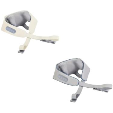 Imagem de Massageador lombar pescoço Colete Shiatsu Massageador Cervical Ombros Lombar Pescoço Infravermelho Elétrico (Aleatorio)