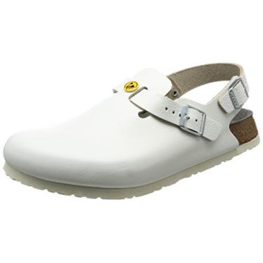 Imagem de Birkenstock Tamancos "Tóquio" de couro em branco, tamanho: 42 EU N