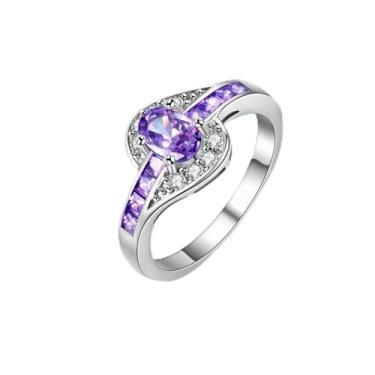 Imagem de Elegante anel preto brilhante, estilo vintage, aliança moderna para noivado feminino, 8, Liga de aço, Sem pedra preciosa