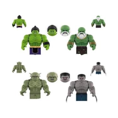 Imagem de Brinquedo De Blocos De Montar Hulk Hero, Figura De Ação Clássica, Queb