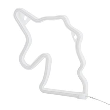 Imagem de Fafeicy Luz de Néon Led Artística Decoração de Parede Luzes Alimentadas por Bateria para o Quarto Sala de Estar Festa de Casamento Abs Pvc 21.5x20x1.7cm Iluminação Quente (#12)