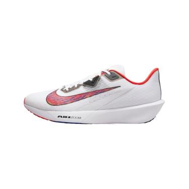 Imagem de Nike Tênis de corrida masculino Rival Fly 4 (HQ3512-100, branco/preto/vermelho universitário), Branco/Preto/Vermelho Universitário/Vermelho Habanero, 43 BR