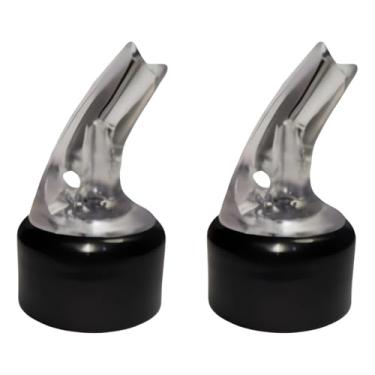 Imagem de 2 Bico Dosador Para Azeite E Vinagre 30 Mm Salada 2x1 Preto